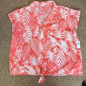 Women’s tropical print Blouse